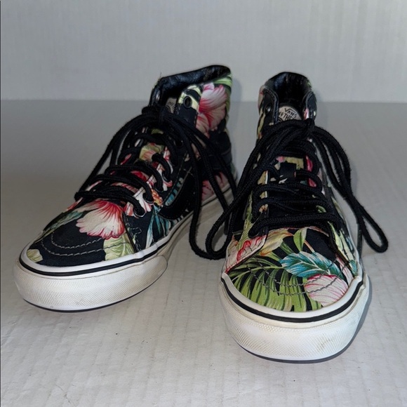 Vans SK8-Hi Tropical Print Lace Up Sneakers - Picture 1 of 11